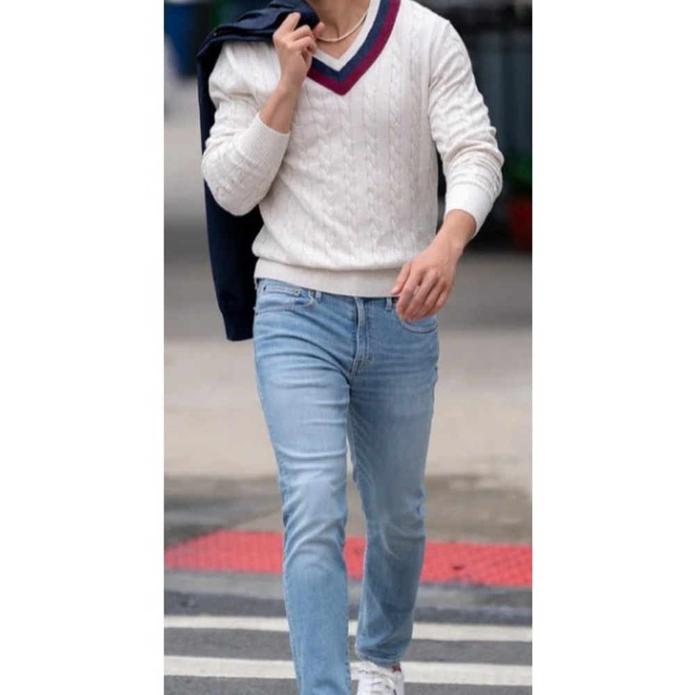 Peter Manning NY Men's Light Wash Slim Fit Johnny Stretch Jeans Size 29W NWT